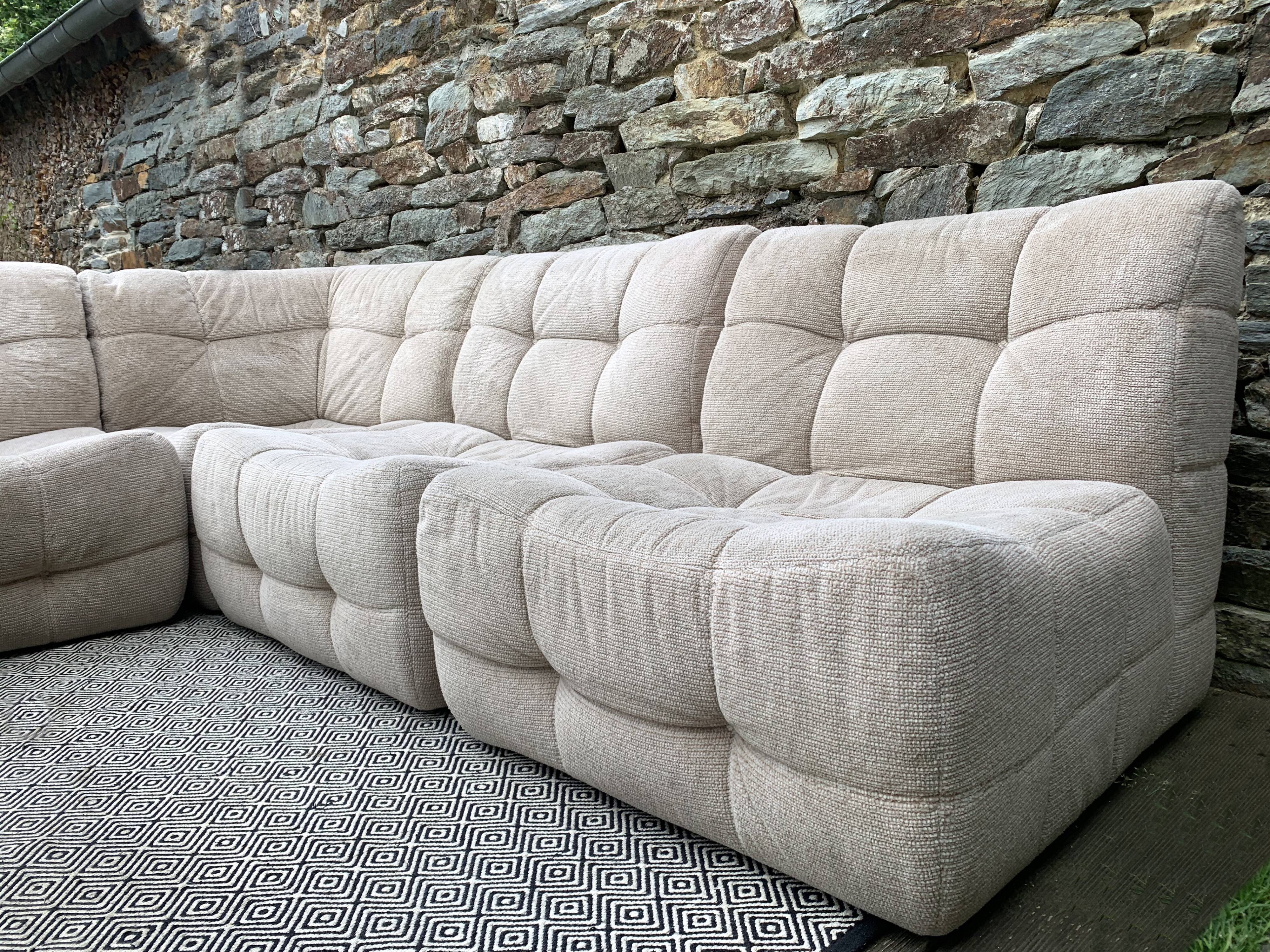 Modular sofa of 4 heaters edition Beka 70s