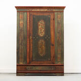 Painted Folk Art Bridal Cabinet 1830