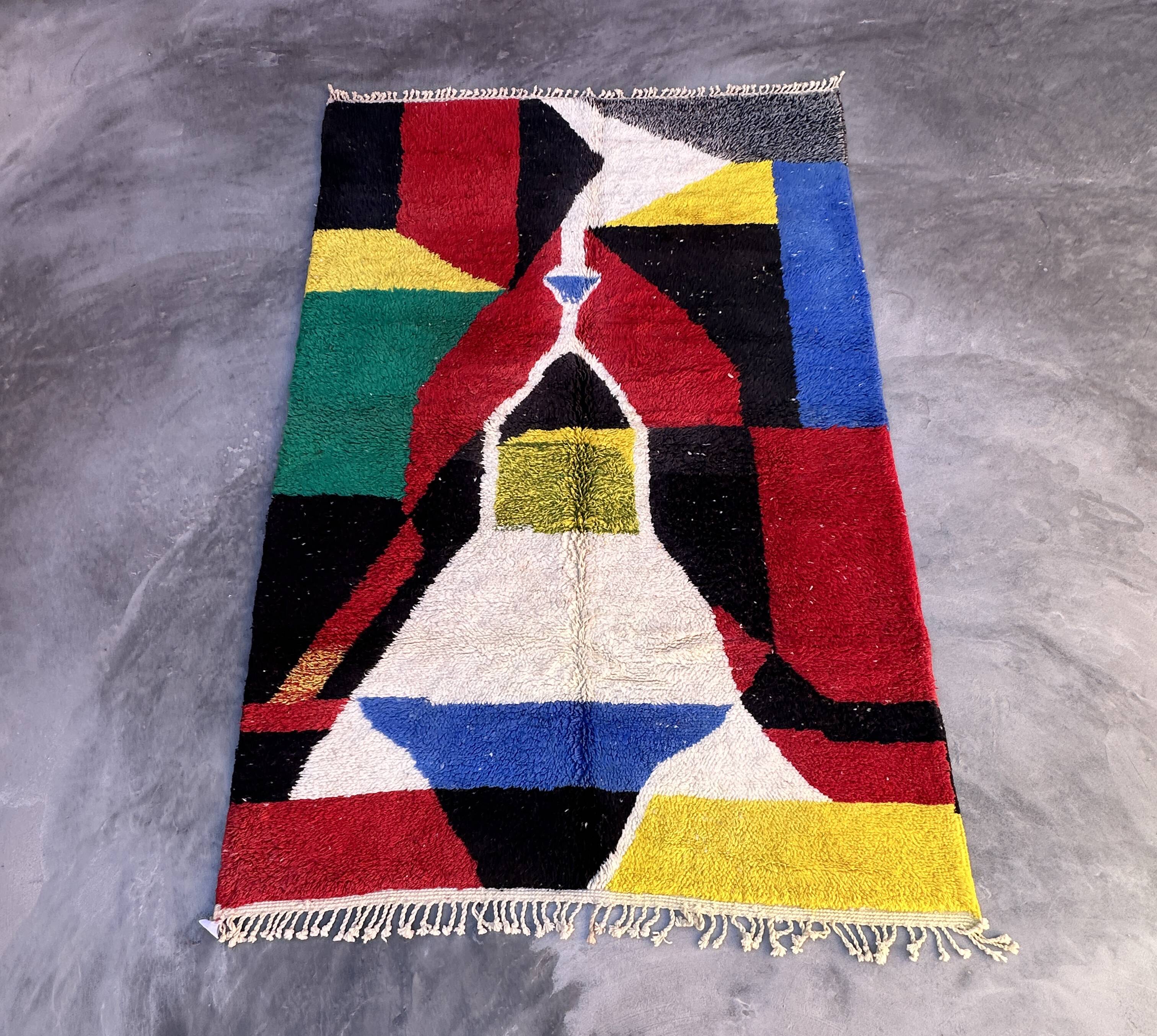 Colorful Beni M'Rirt Moroccan rug - 281 x 190 cm