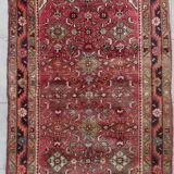Grand Persian Carpet Hamadan – Floral "All-Over" Design – 202 x 116 cm