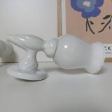 Opaline porcelain wall lights