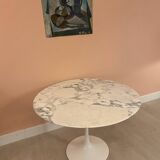 Eero Saarinen Tulip Dining Table marble 70s