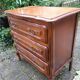 Commode Louis XV en merisier massif