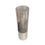 Vase BSF en métal argenté, Allemagne, années 1970.