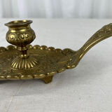 Bougeoir en laiton vintage