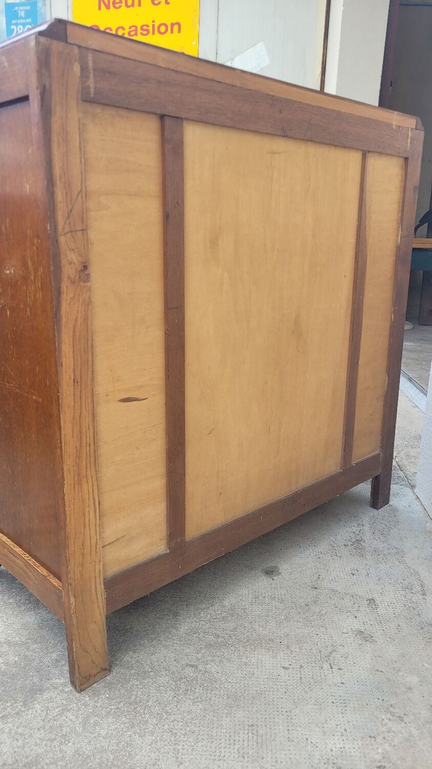 Vintage chest of drawers 1950 feet compass 4 drawers