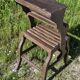 Chair, library step stool