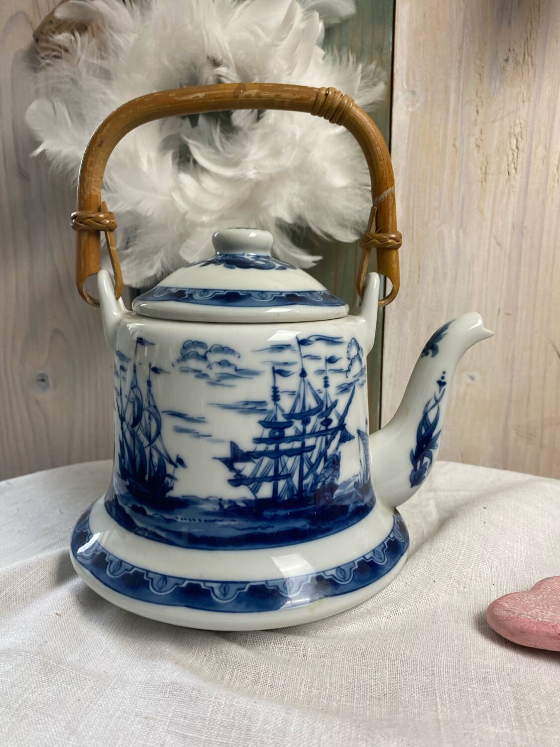 Porcelain teapot