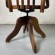 Fauteuil Baumann tournant en bois