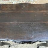 Table de milieu salon console 1900 néo louis xv en bois noirci napoleon iii