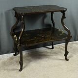 Table à Thé en Bois Laqué à Décors Asiatiques – Fin XIXe