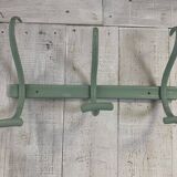 Curved wood coat rack