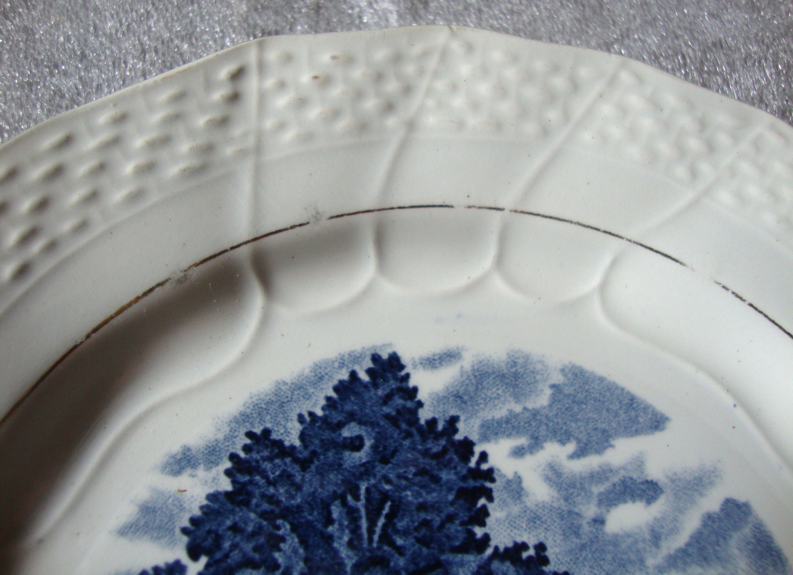 6 dessert plates Moulin des loups Amage