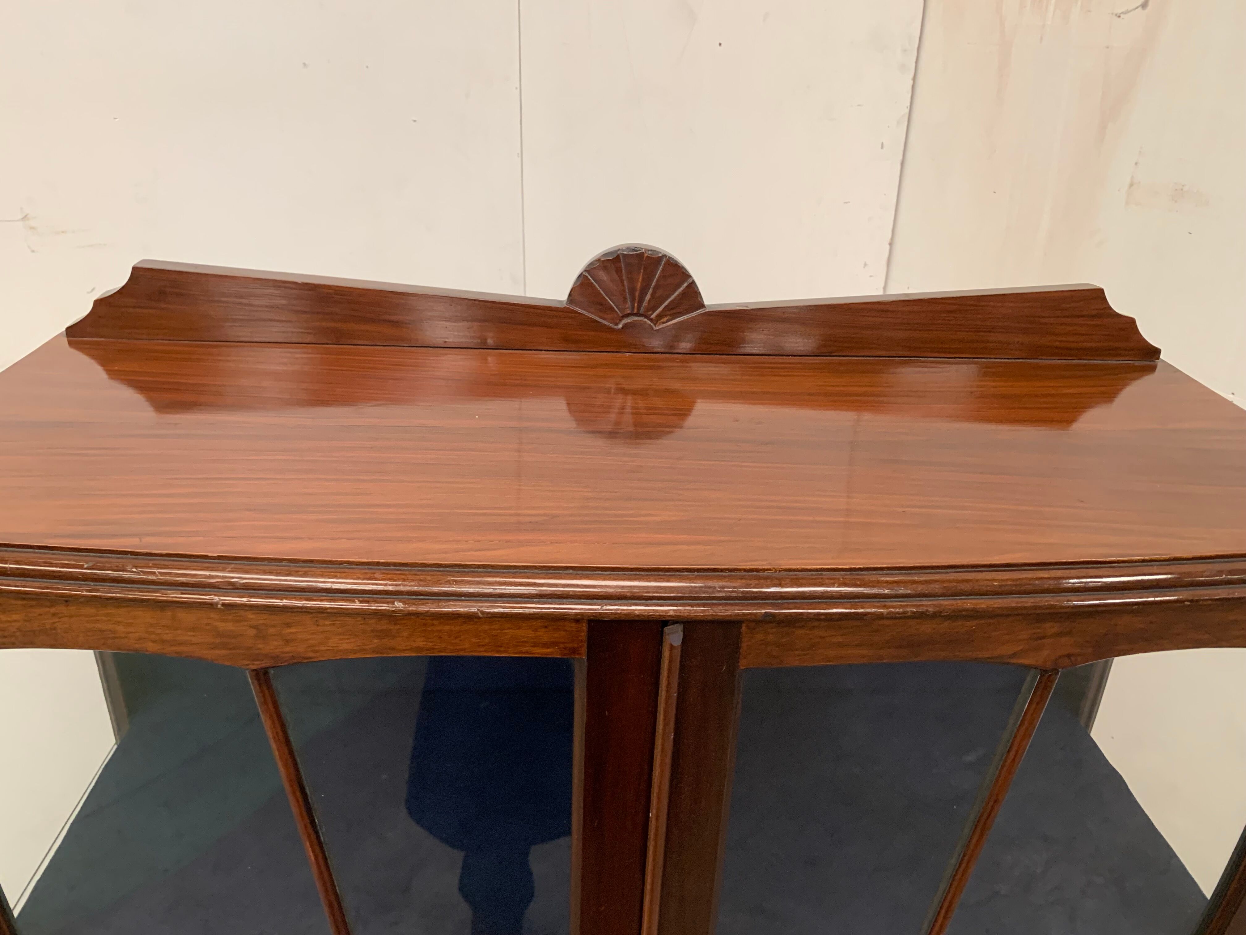 English showcase Georgian style two doors XXcentury