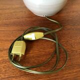 Ceramic lamp and its recycled cotton lampshade
