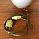 Ceramic lamp and its recycled cotton lampshade
