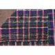 Vintage Turkish Hand-Knotted Wool Cotton Pink Kilim Runner Rug 83x220