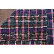 Vintage Turkish Hand-Knotted Wool Cotton Pink Kilim Runner Rug 83x220