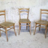 Three Luterma bistro chairs