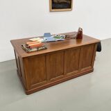 1950s walnut counter or desk