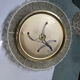 Large Murano Glass Flower Flush Mount Ceiling Light Attributed to Segu