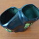Vase céramique noire années 50/60