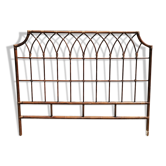 Headboard rattan 2 places vintage 154 x 106 cm.
