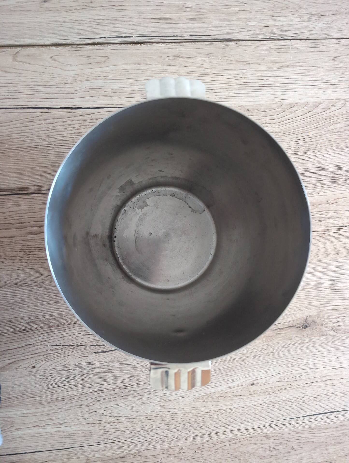 Champagne Bucket Letang Rémy Solid Stainless Steel Vintage Design Made in France