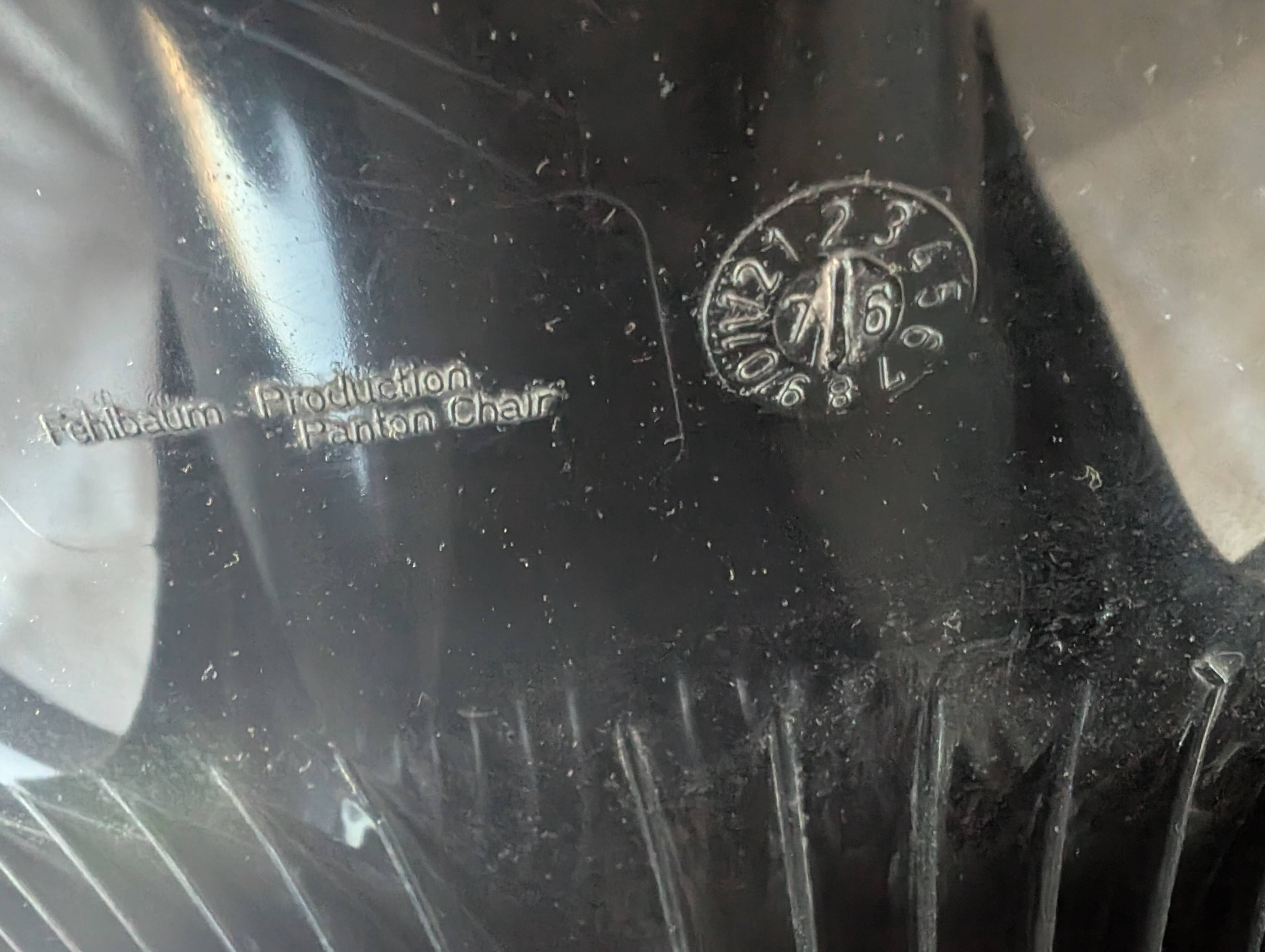 Panton chair designed by Herman Miller, 1976