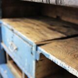 Industrial workbench in oak