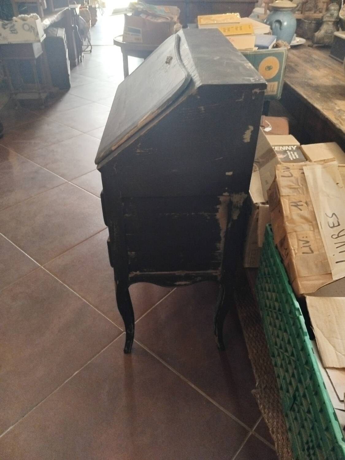 Louis XV style donkey back desk