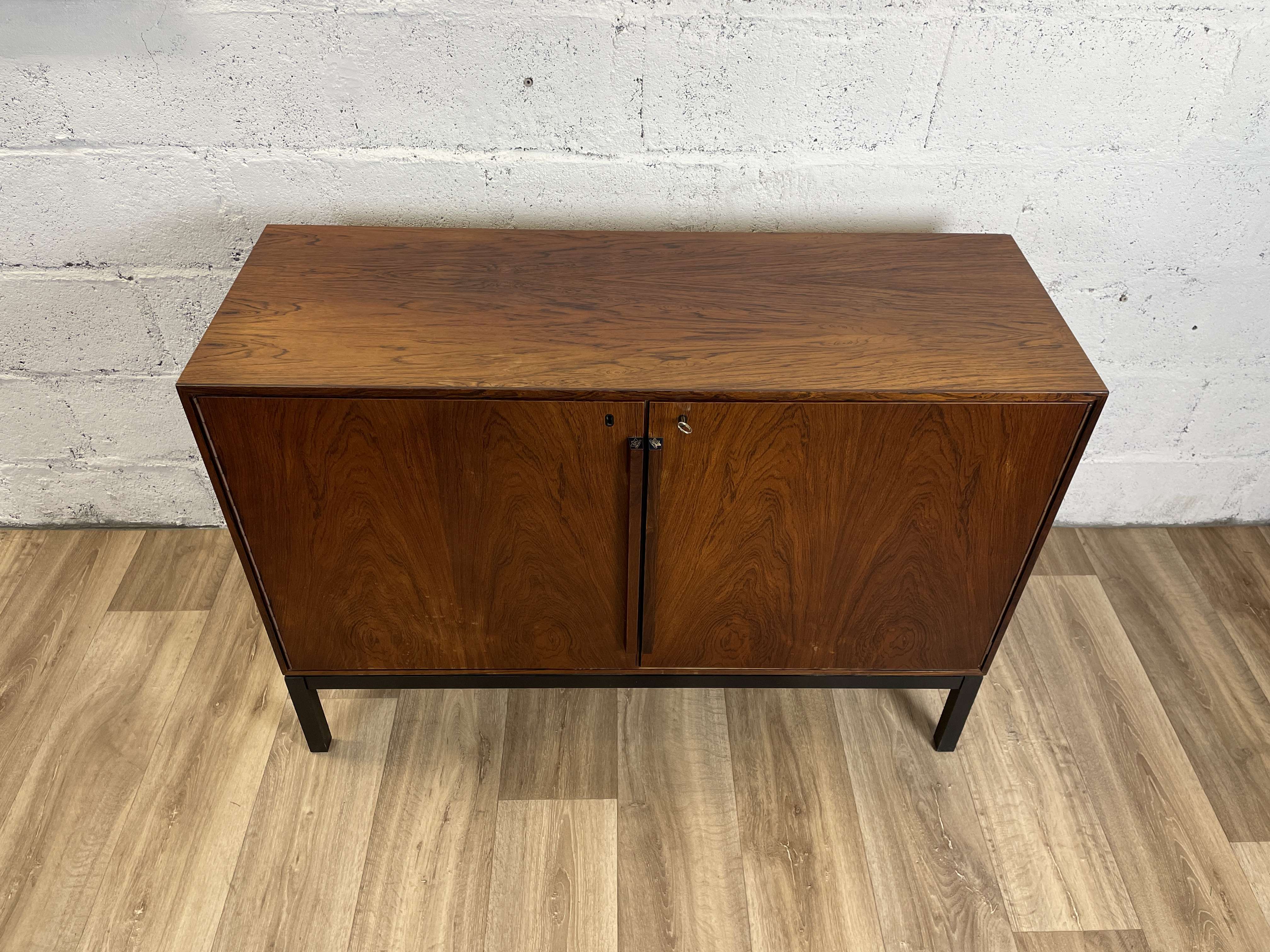 Scandinavian rosewood sideboard by Sigvard Bernadotte, 60s