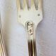6 punched silver metal forks 2106224