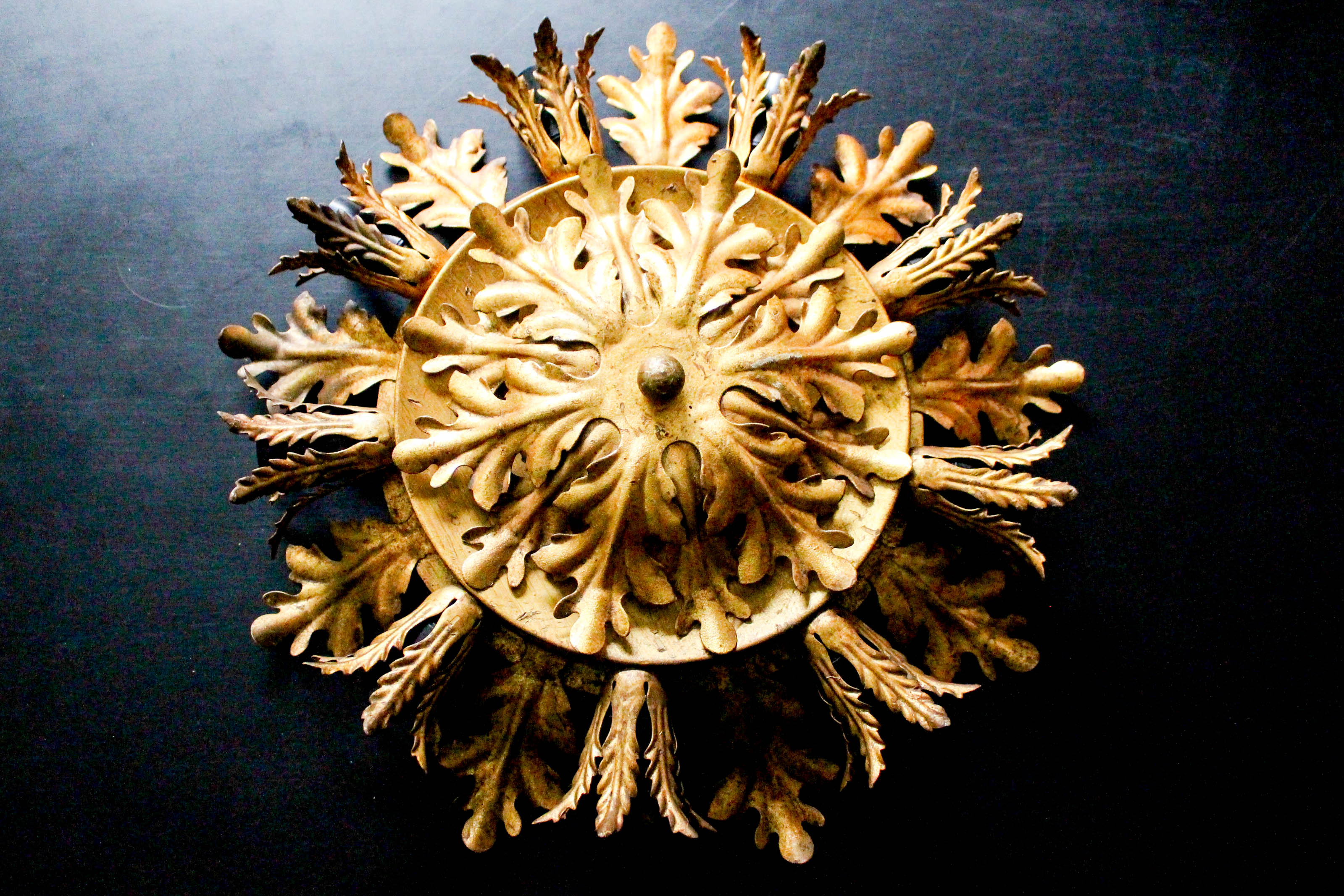 Plafonnier Florentine par Banci Firenze Italie 1970