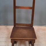 Base chair in solid chene