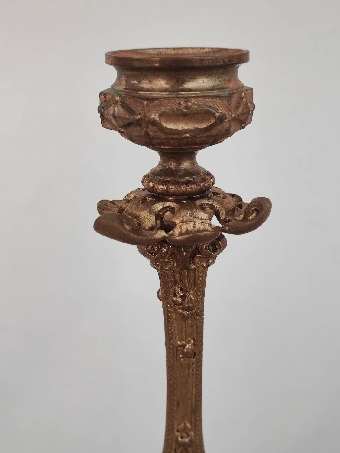 Paire de chandeliers en bronze