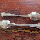 Cailar Bayard - 2 small metal coffee spoons in the violin-shaped Chinon model.