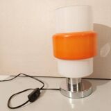 Vintage orange opaline lamp