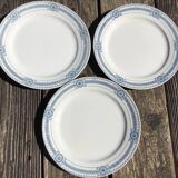 3 Flat plates Terre de fer Carina U&C Sarreguemines