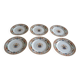Haviland Limoges porcelain 6 dinner plates "A la corbeille" decor