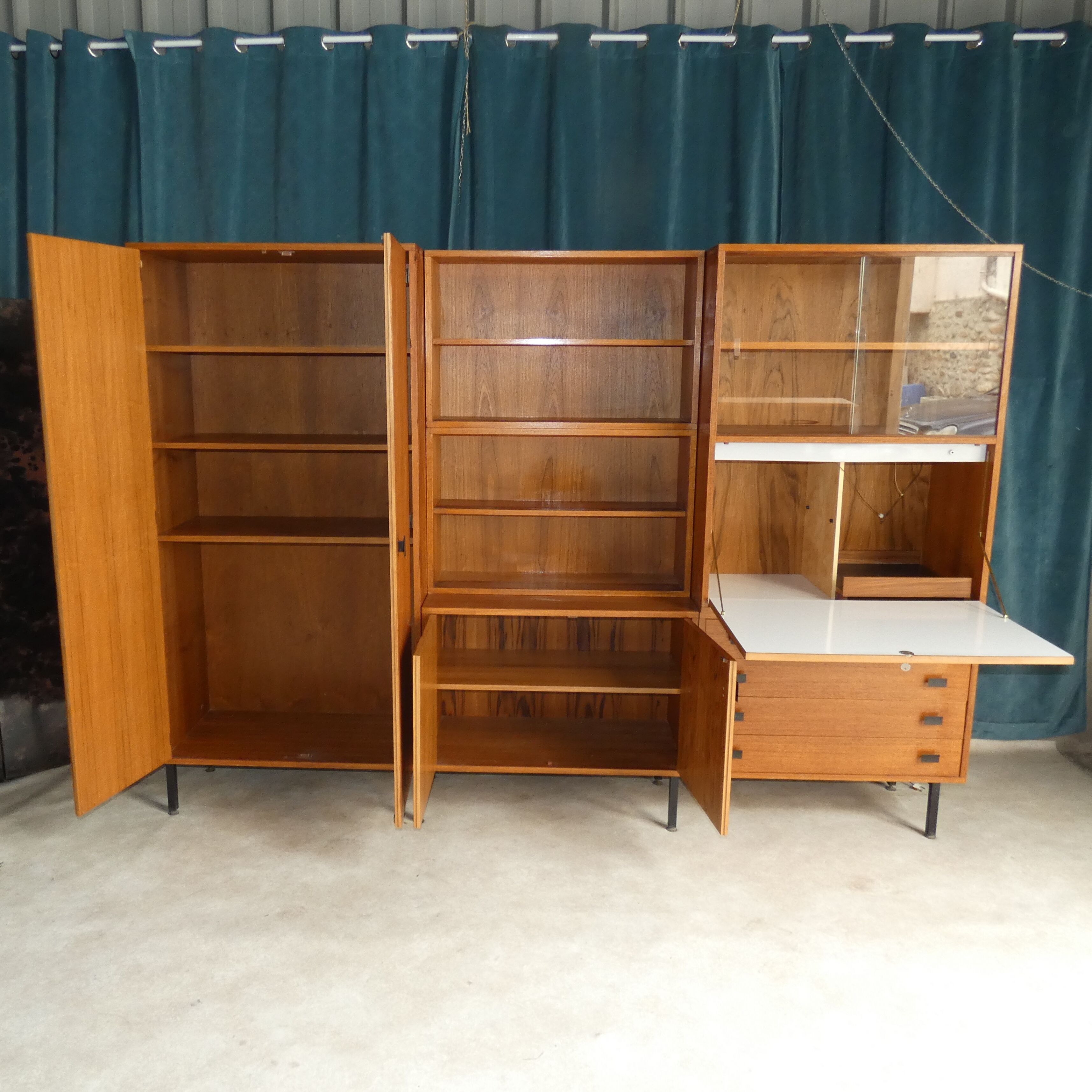 Secretary in teak 1950