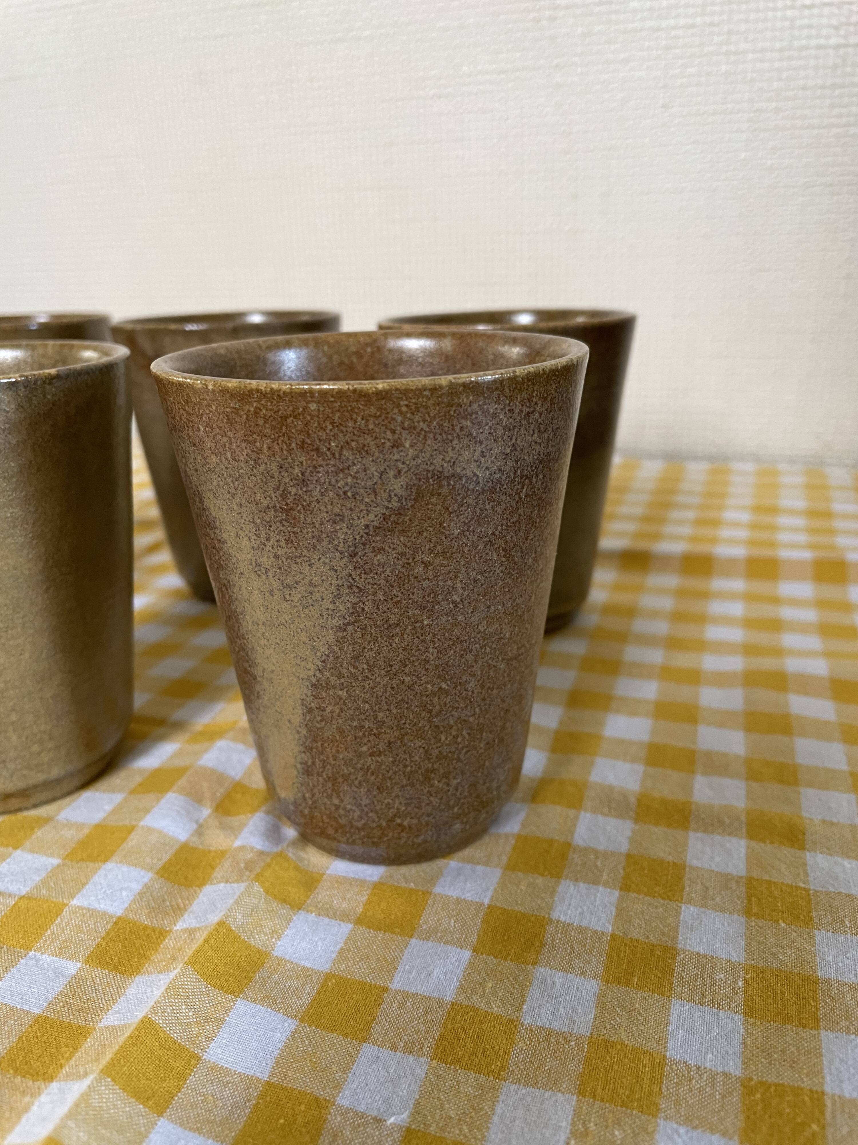 Digoin stoneware mugs