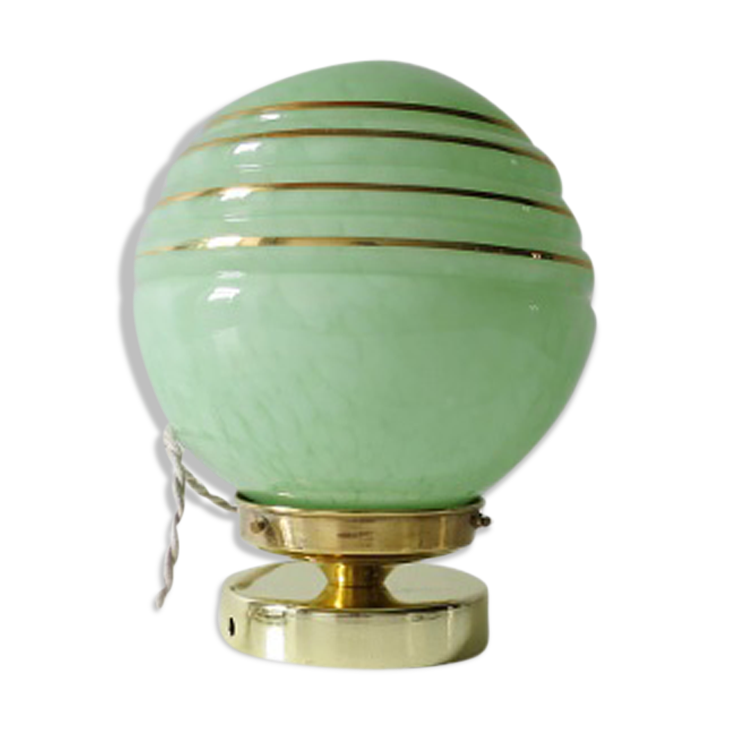 Lampe opaline vert mint