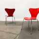 Set of chairs model 3107 by Arne Jacobsen for Fritz Hansen, Denmark, 1997