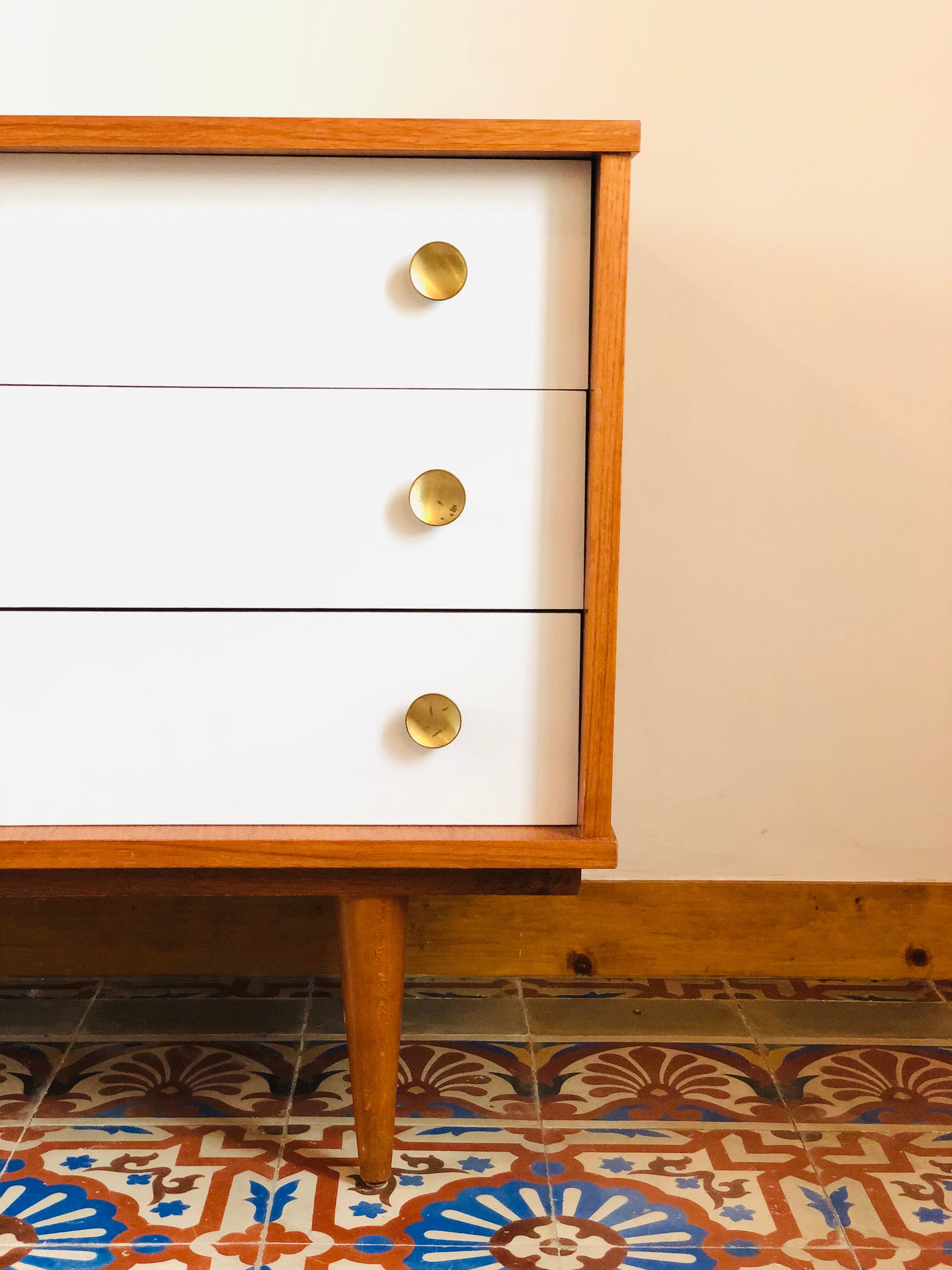 Vintage teak dresser