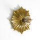 1960s Space Age Star Design Wall or Ceiling Lamps in Bronze