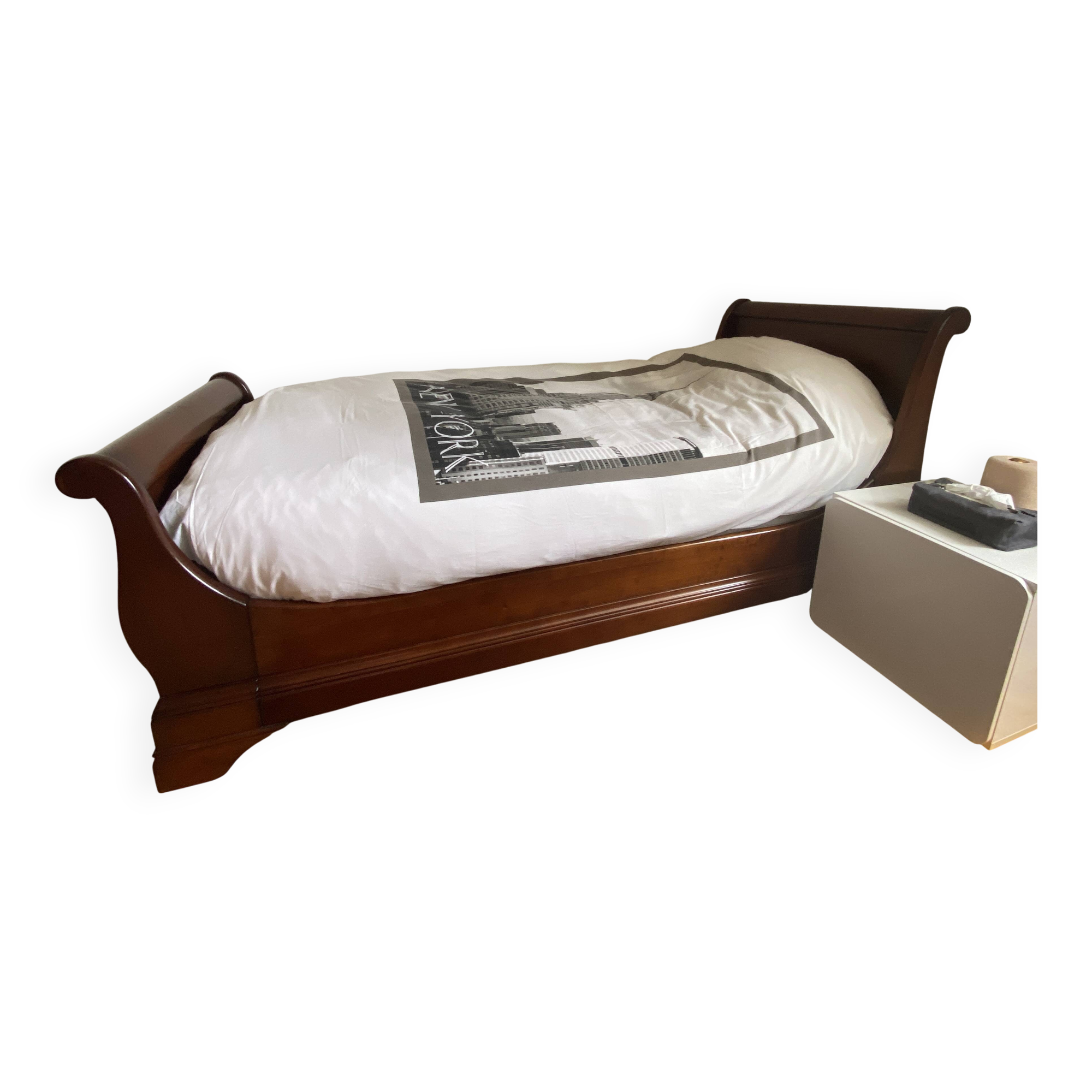 Solid wood bed Brigitte Forestier