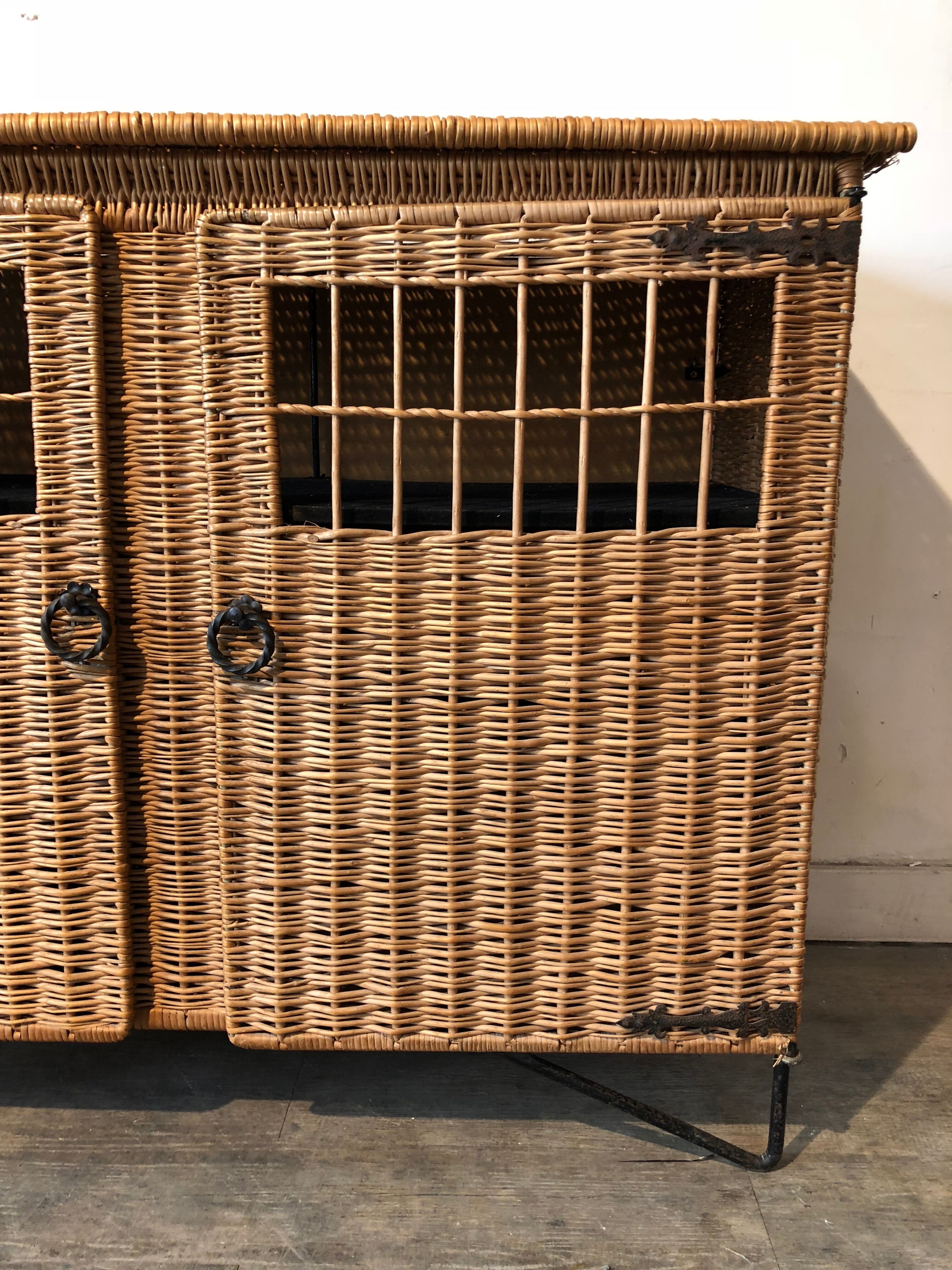 Wicker dresser