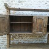 Brutalist oak buffet