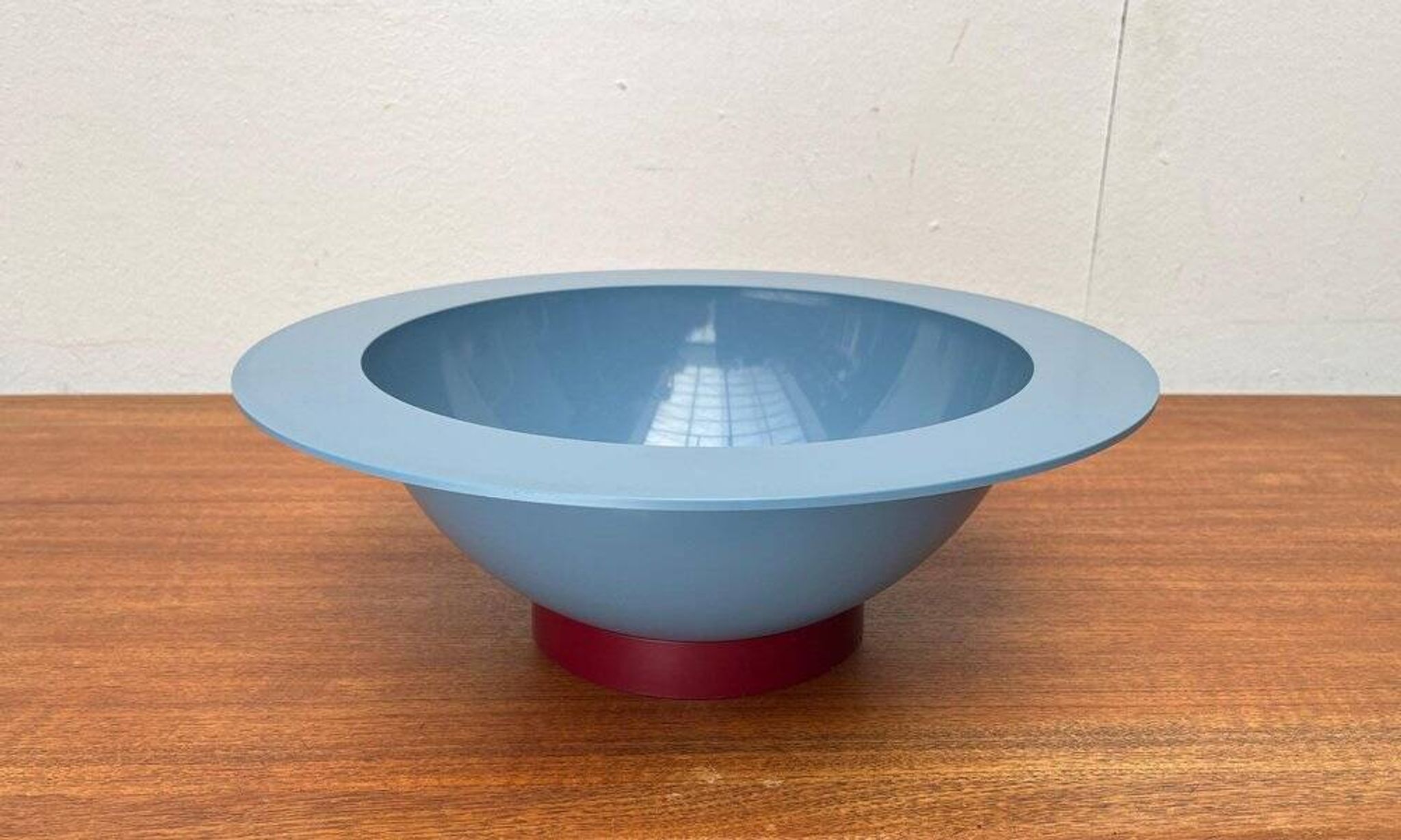 Euclid salad bowl from the Italian postmodern series by Michael Graves for Alessi, 1980s.